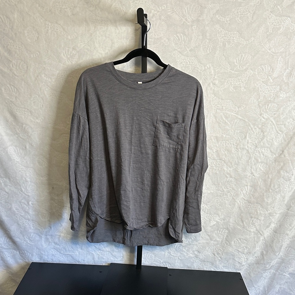 Wish Gray Long Sleeve Tee